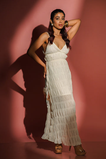 Vestido largo Ivory Whisper