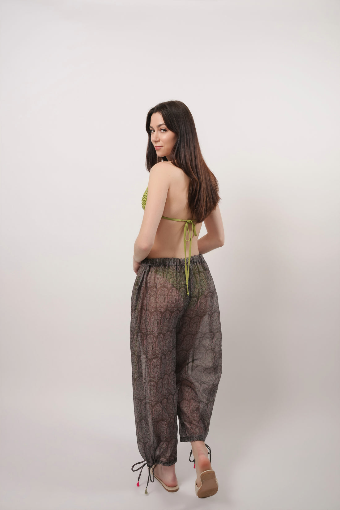 Indi Printed Resort Cover-Up pants