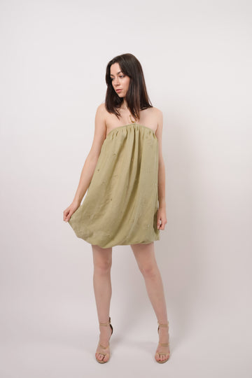 Ira Green Baloon Dress
